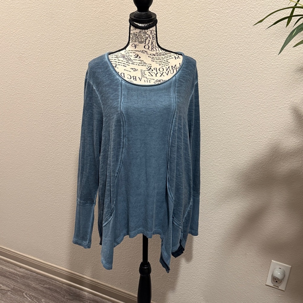 NOBO Women's Slate Blue Tunic Top